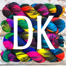 Load image into Gallery viewer, Sacrilegious &amp; Exclusionary DK, rainbow merino nylon sock yarn