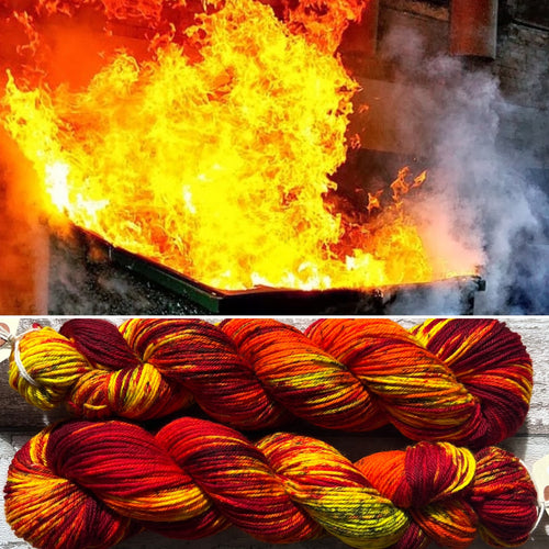 Fire Color Yarn Autumn – Mothy and the Squid